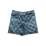 Louis Vuitton Blue & White Barbed Wire Monogram Denim Shorts - Morely TrendsLouis Vuitton Type here:)