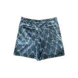Louis Vuitton Blue & White Barbed Wire Monogram Denim Shorts - Morely TrendsLouis Vuitton Type here:)