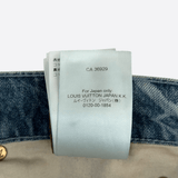 Louis Vuitton Blue & White Barbed Wire Monogram Denim Shorts - Morely TrendsLouis Vuitton Type here:)