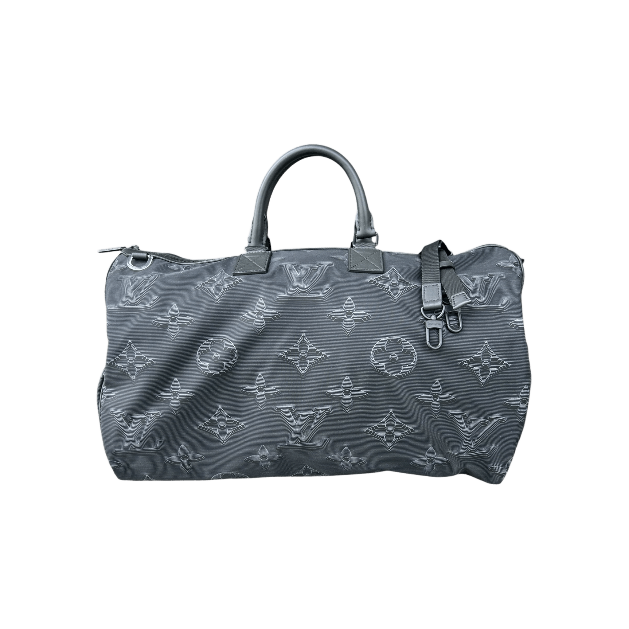 Louis Vuitton Grey & Green 2054 Monogram Reversible Keepall 50 - Morely TrendsLouis Vuitton Type here:)