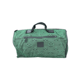 Louis Vuitton Grey & Green 2054 Monogram Reversible Keepall 50 - Morely TrendsLouis Vuitton Type here:)