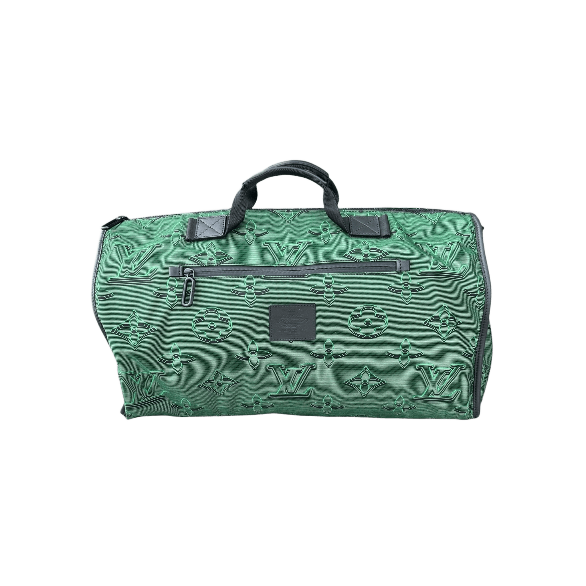 Louis Vuitton Grey & Green 2054 Monogram Reversible Keepall 50 - Morely TrendsLouis Vuitton Type here:)