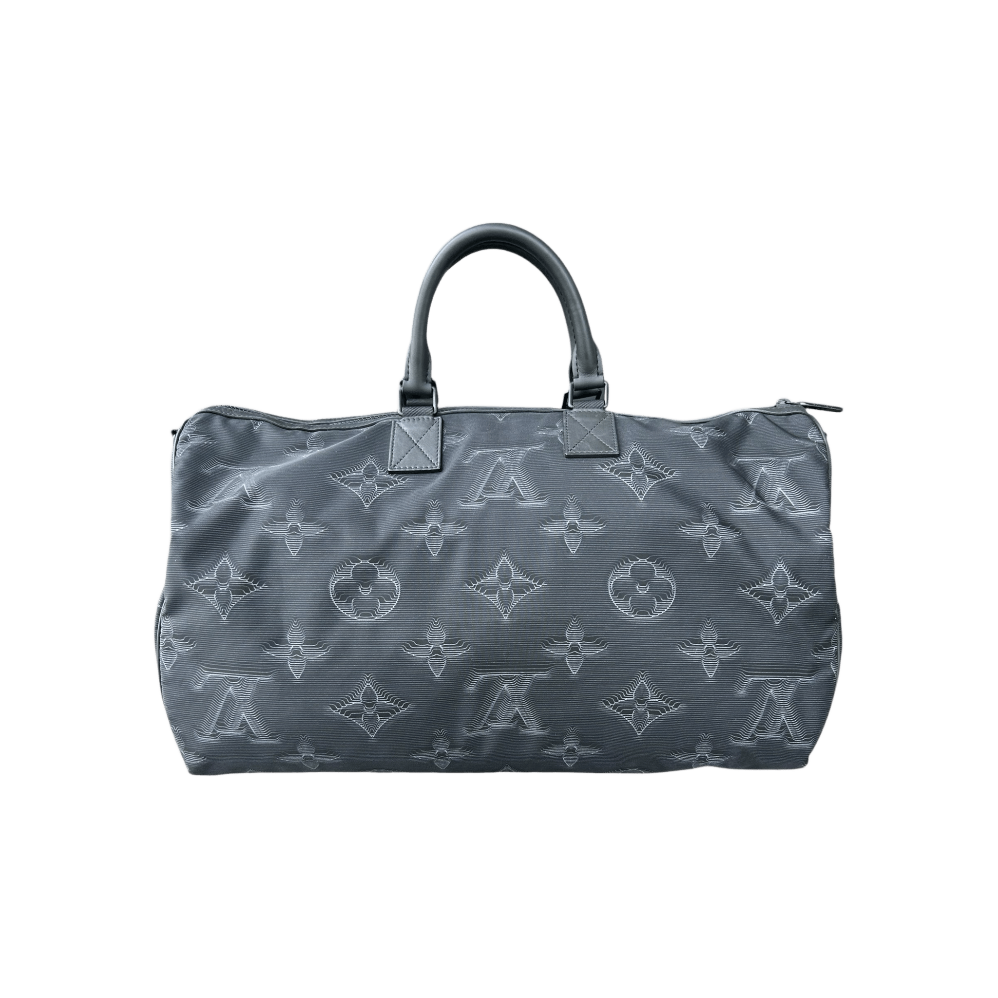 Louis Vuitton Grey & Green 2054 Monogram Reversible Keepall 50 - Morely TrendsLouis Vuitton Type here:)