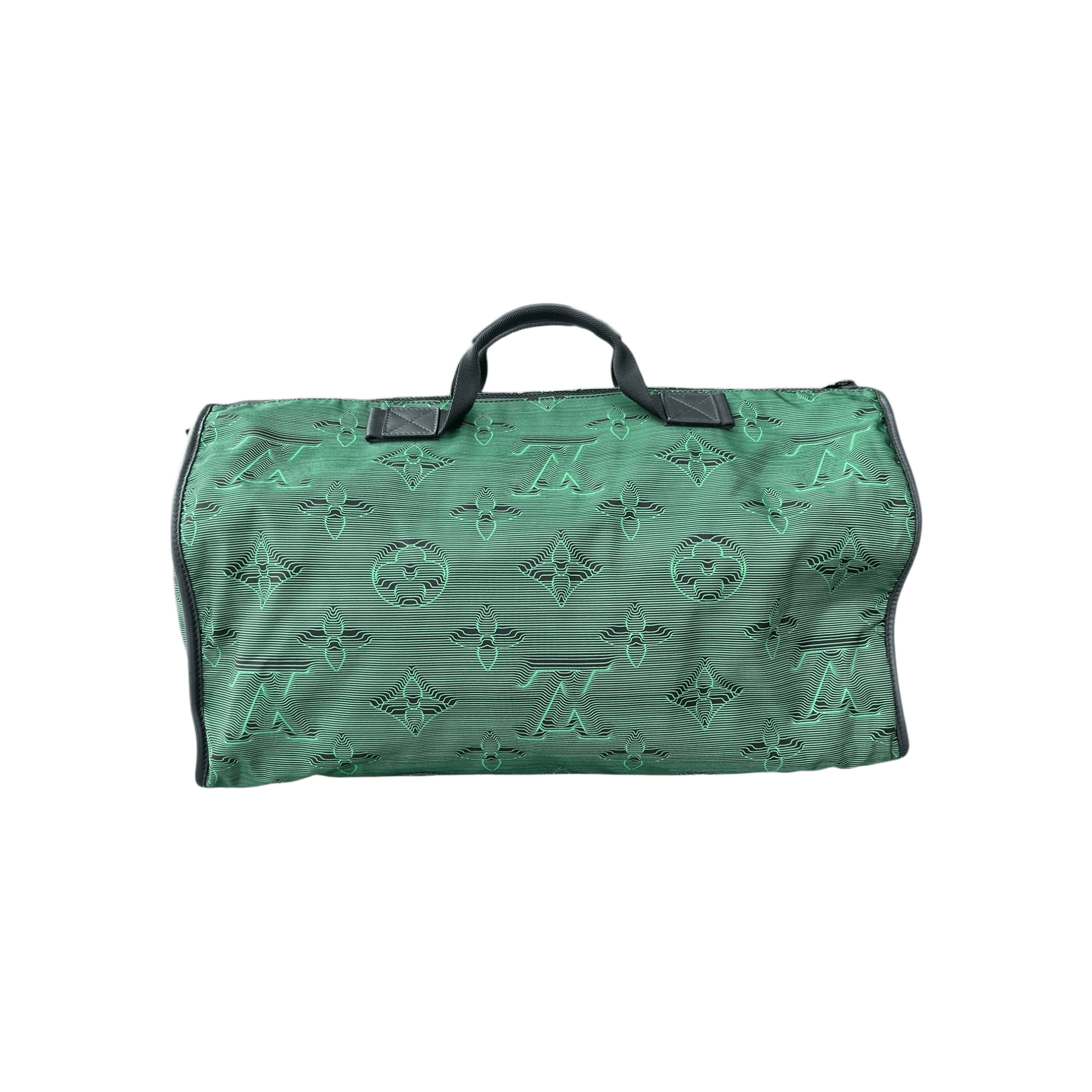 Louis Vuitton Grey & Green 2054 Monogram Reversible Keepall 50 - Morely TrendsLouis Vuitton Type here:)