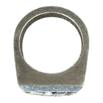 Chrome Hearts Silver B Letter Block Ring - Morely TrendsChrome Hearts Type here:)