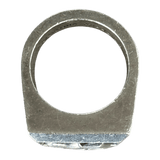 Chrome Hearts Silver B Letter Block Ring - Morely TrendsChrome Hearts Type here:)