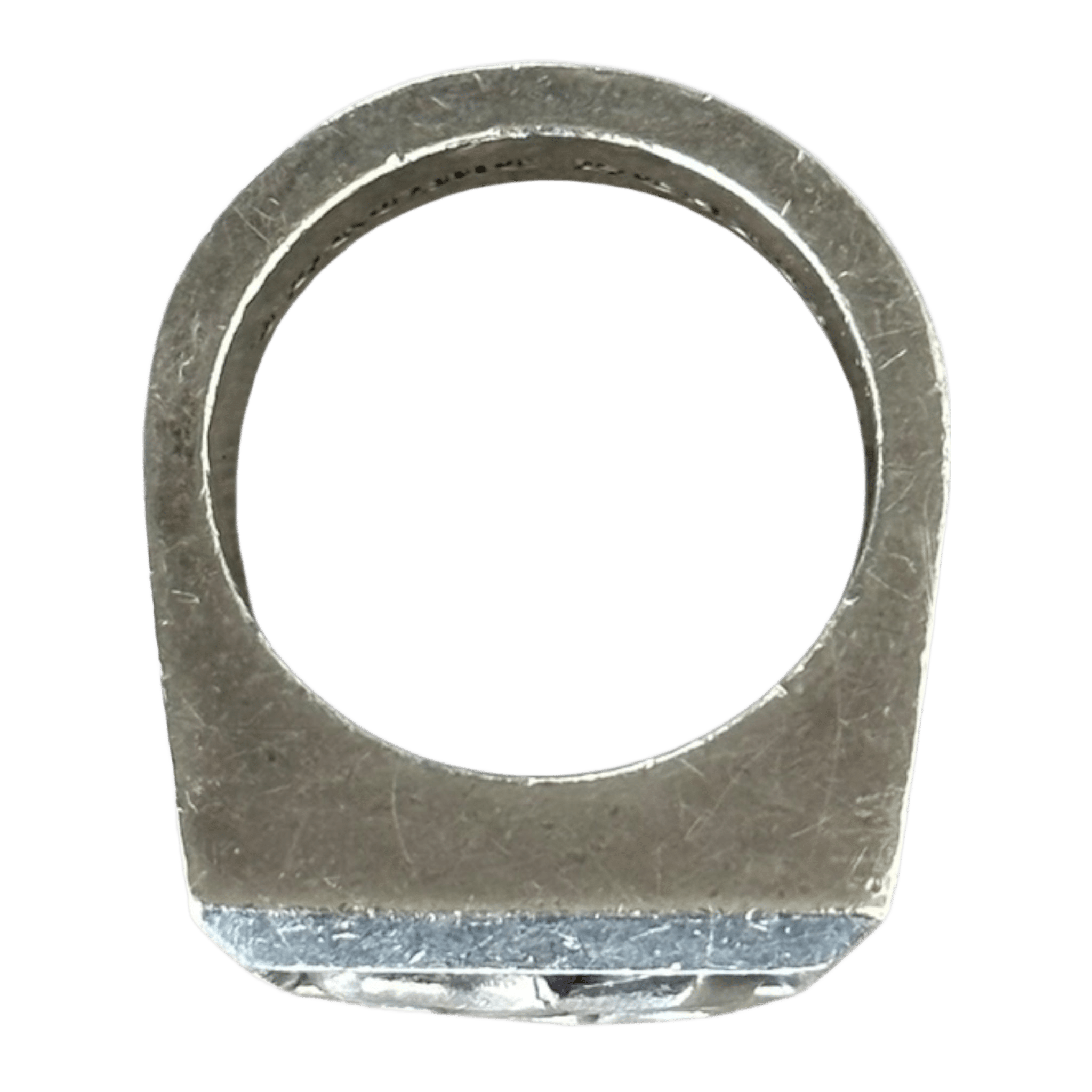 Chrome Hearts Silver B Letter Block Ring - Morely TrendsChrome Hearts Type here:)