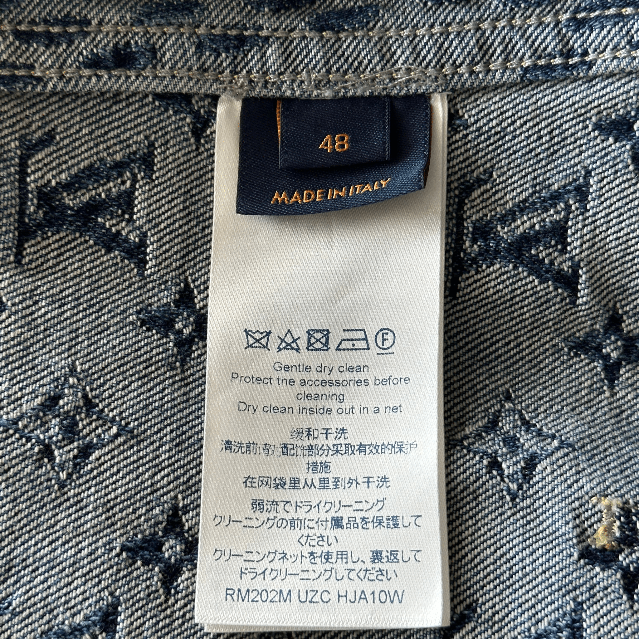 Louis Vuitton Nigo Blue Monogram Denim Jacket - Morely TrendsLouis Vuitton Type here:)