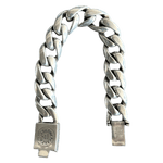 Chrome Hearts Silver & Diamond Cross Cuban Bracelet - Morely TrendsChrome Hearts Type here:)