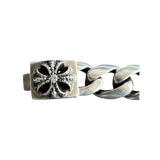 Chrome Hearts Silver & Diamond Cross Cuban Bracelet - Morely TrendsChrome Hearts Type here:)