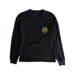 Chrome Hearts Black & Yellow Staff Horseshoe Logo Longsleeve T-Shirt - Morely TrendsChrome Hearts Type here:)