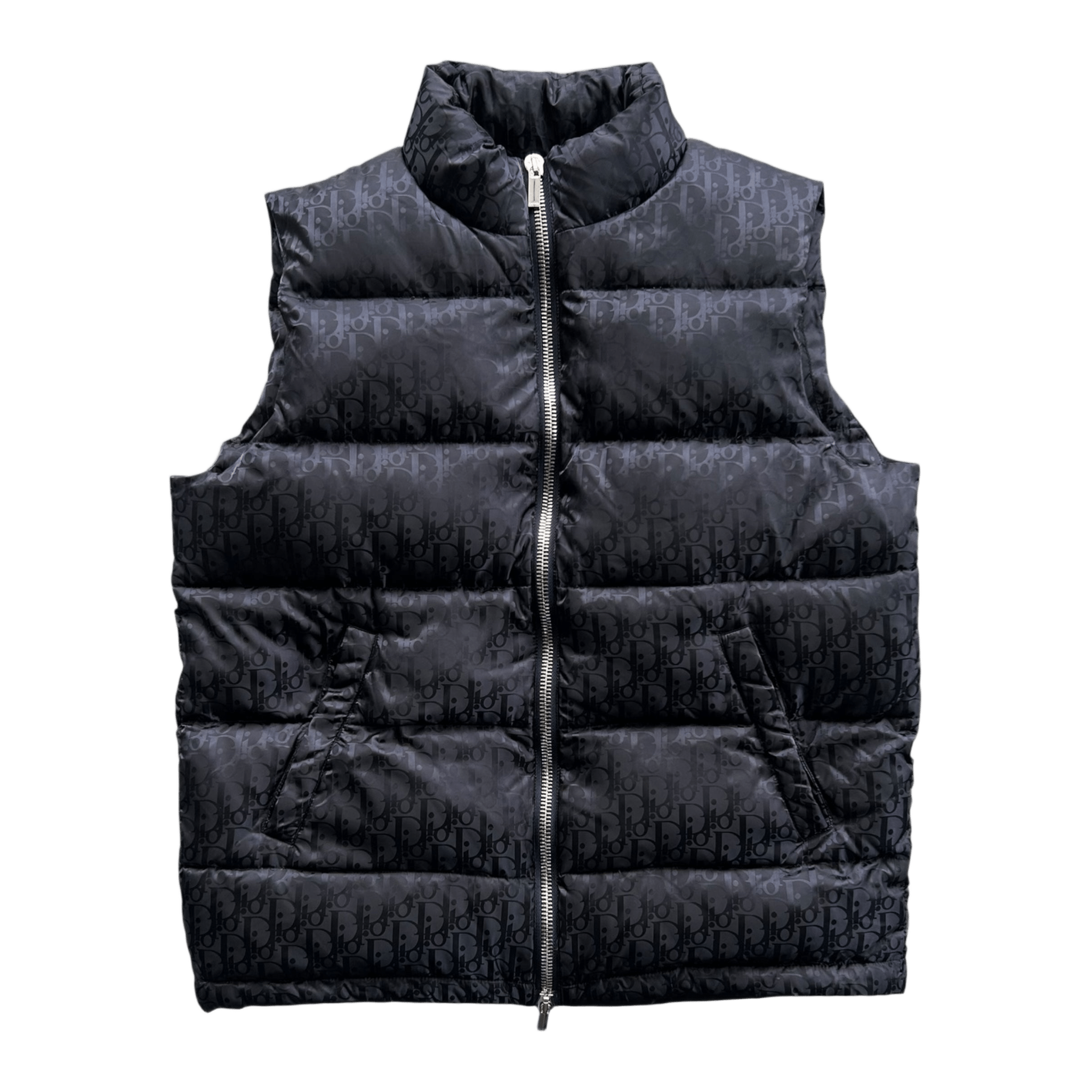 Dior Black Oblique Puffer Vest - Morely TrendsDior Type here:)