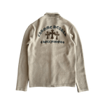 Chrome Hearts Brown Triple Cross Patch Cashmere Cardigan - Morely TrendsChrome Hearts Type here:)