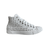 Chrome Hearts White Rhodium Cross High Top Converse - Morely TrendsChrome Hearts Type here:)