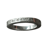 Chrome Hearts Silver & Diamond Thin Spacer Ring - Morely TrendsChrome Hearts Type here:)