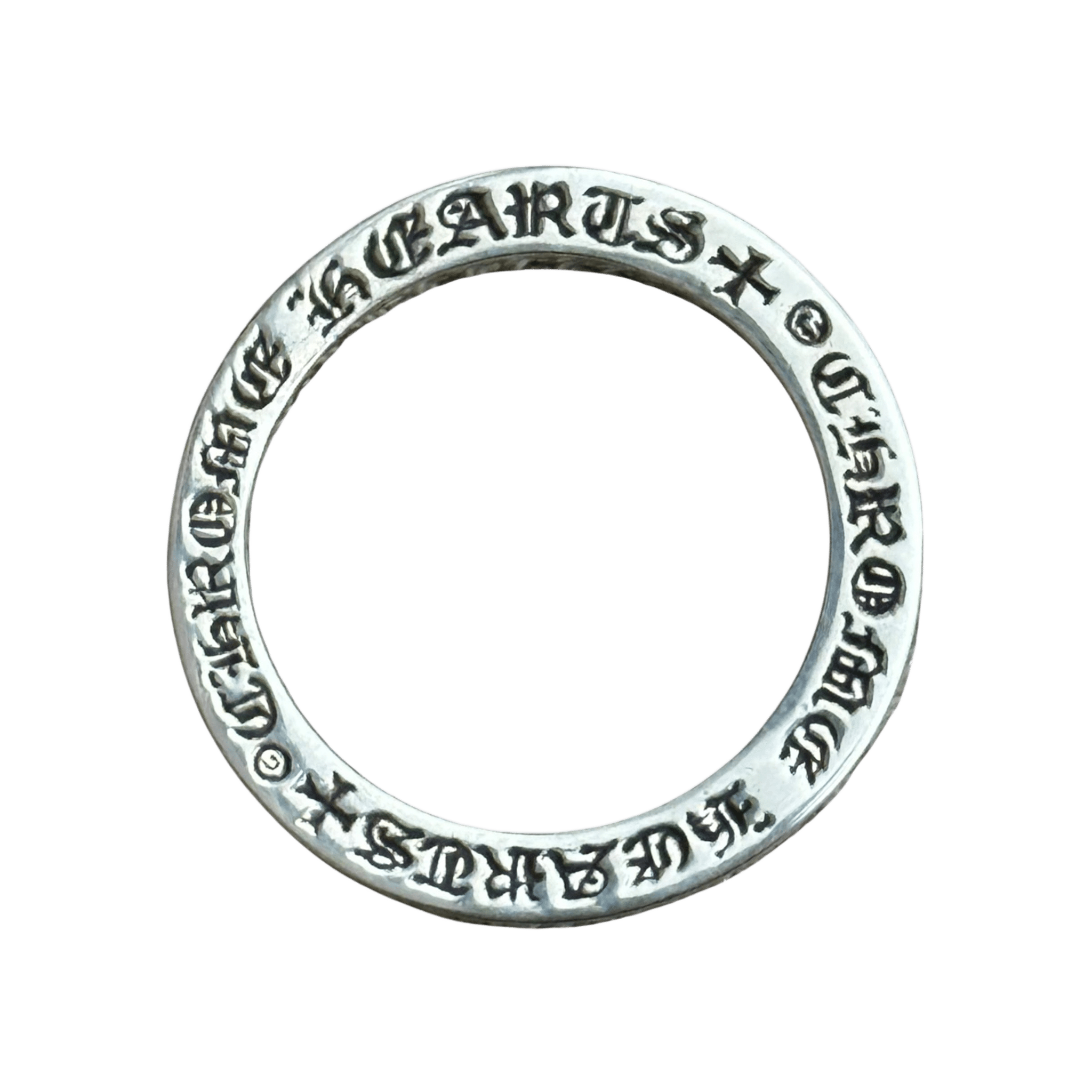 Chrome Hearts Silver & Diamond Thin Spacer Ring - Morely TrendsChrome Hearts Type here:)