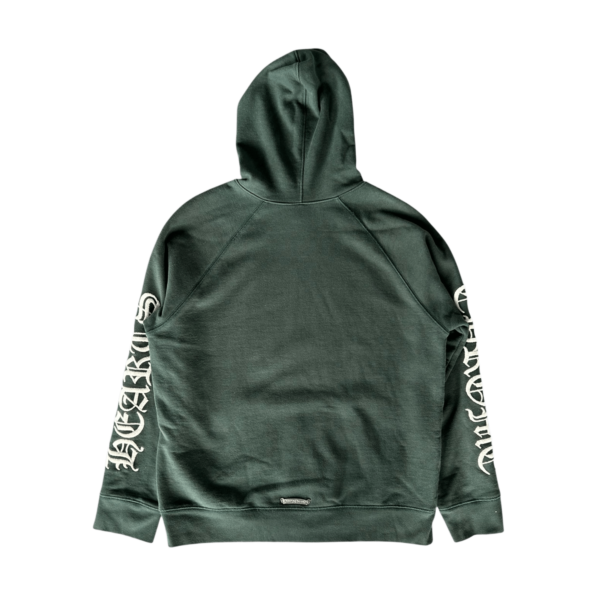 Chrome Hearts Green & White Embroidered Logo Hoodie - Morely TrendsChrome Hearts Type here:)