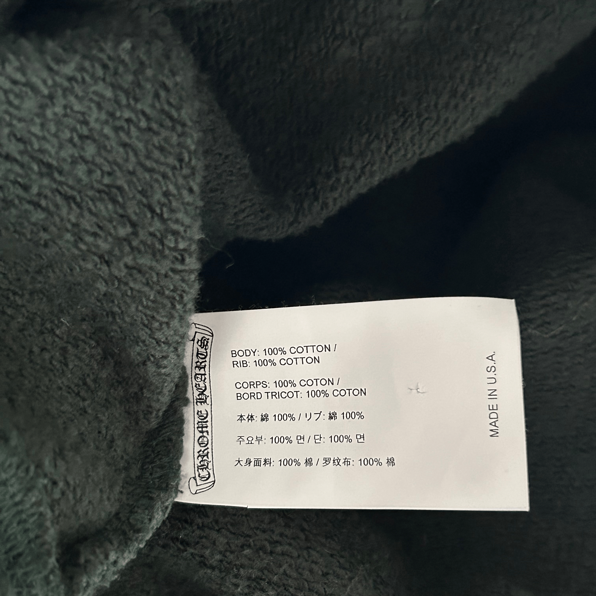 Chrome Hearts Green & White Embroidered Logo Hoodie - Morely TrendsChrome Hearts Type here:)