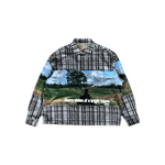 Louis Vuitton Grey & Black Plaid Blurry Vision of a Bright Future Button Up Shirt - Morely TrendsLouis Vuitton Type here:)