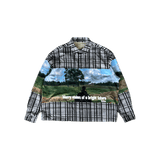 Louis Vuitton Grey & Black Plaid Blurry Vision of a Bright Future Button Up Shirt - Morely TrendsLouis Vuitton Type here:)