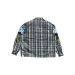 Louis Vuitton Grey & Black Plaid Blurry Vision of a Bright Future Button Up Shirt - Morely TrendsLouis Vuitton Type here:)