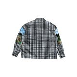 Louis Vuitton Grey & Black Plaid Blurry Vision of a Bright Future Button Up Shirt - Morely TrendsLouis Vuitton Type here:)