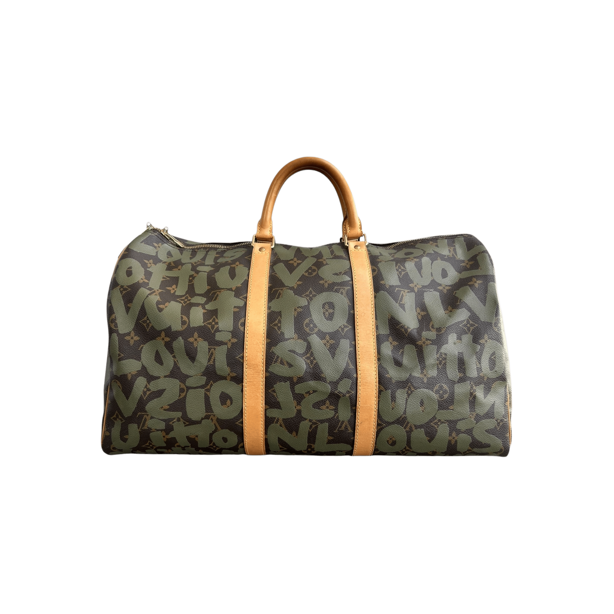 Louis Vuitton Stephen Sprouse Brown & Green Monogram Keepall 50 - Morely TrendsLouis Vuitton Type here:)
