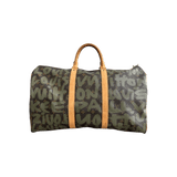 Louis Vuitton Stephen Sprouse Brown & Green Monogram Keepall 50 - Morely TrendsLouis Vuitton Type here:)