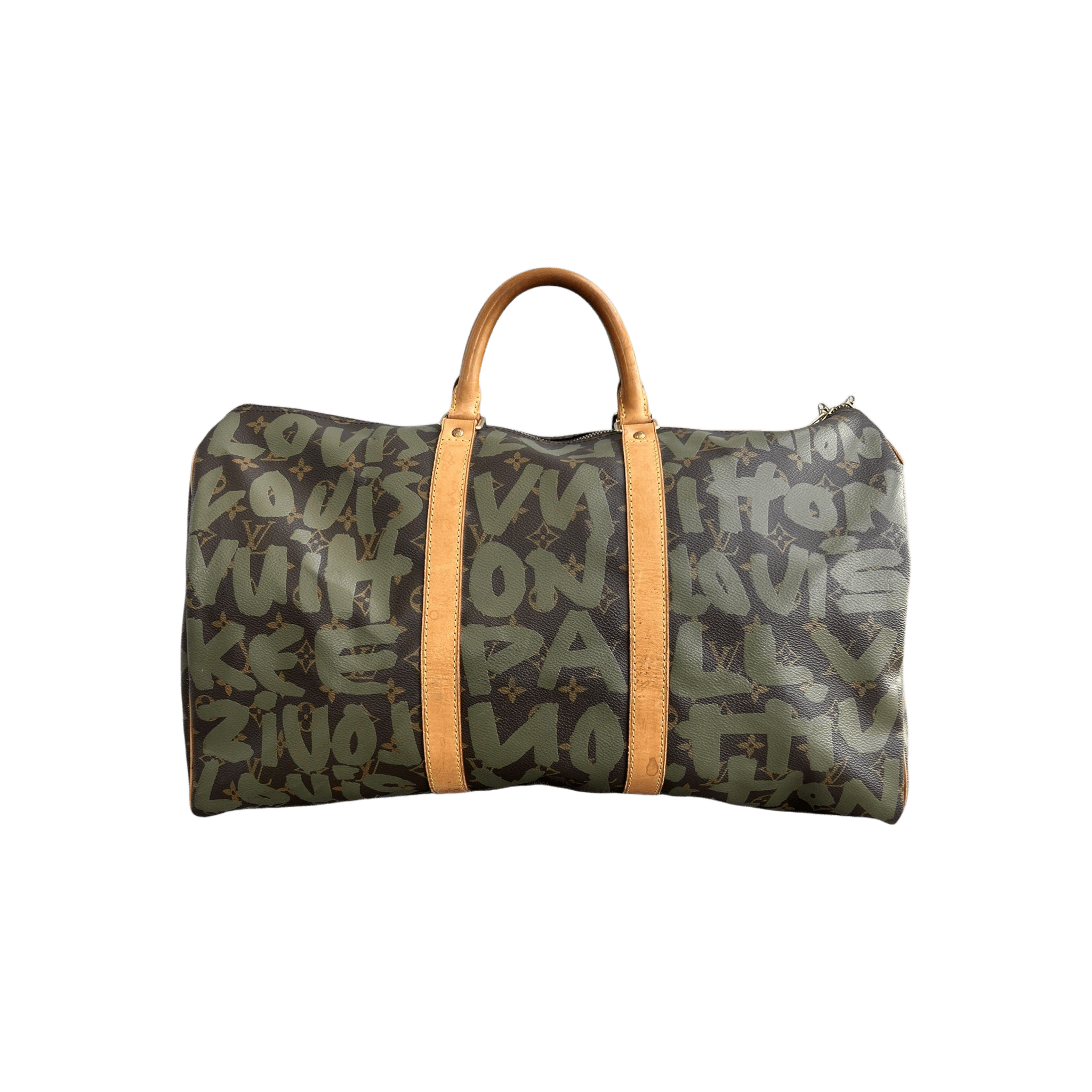 Louis Vuitton Stephen Sprouse Brown & Green Monogram Keepall 50 - Morely TrendsLouis Vuitton Type here:)