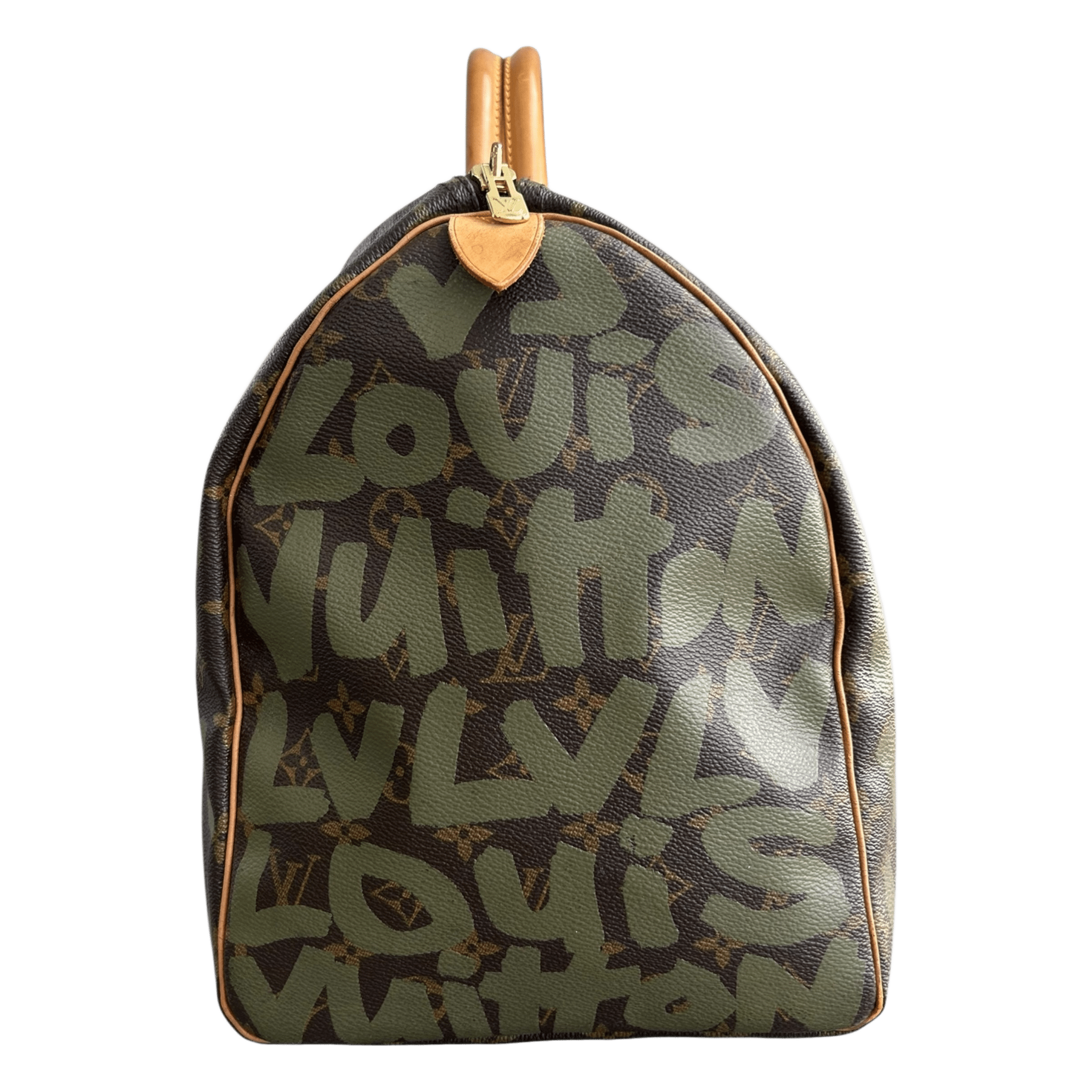 Louis Vuitton Stephen Sprouse Brown & Green Monogram Keepall 50 - Morely TrendsLouis Vuitton Type here:)