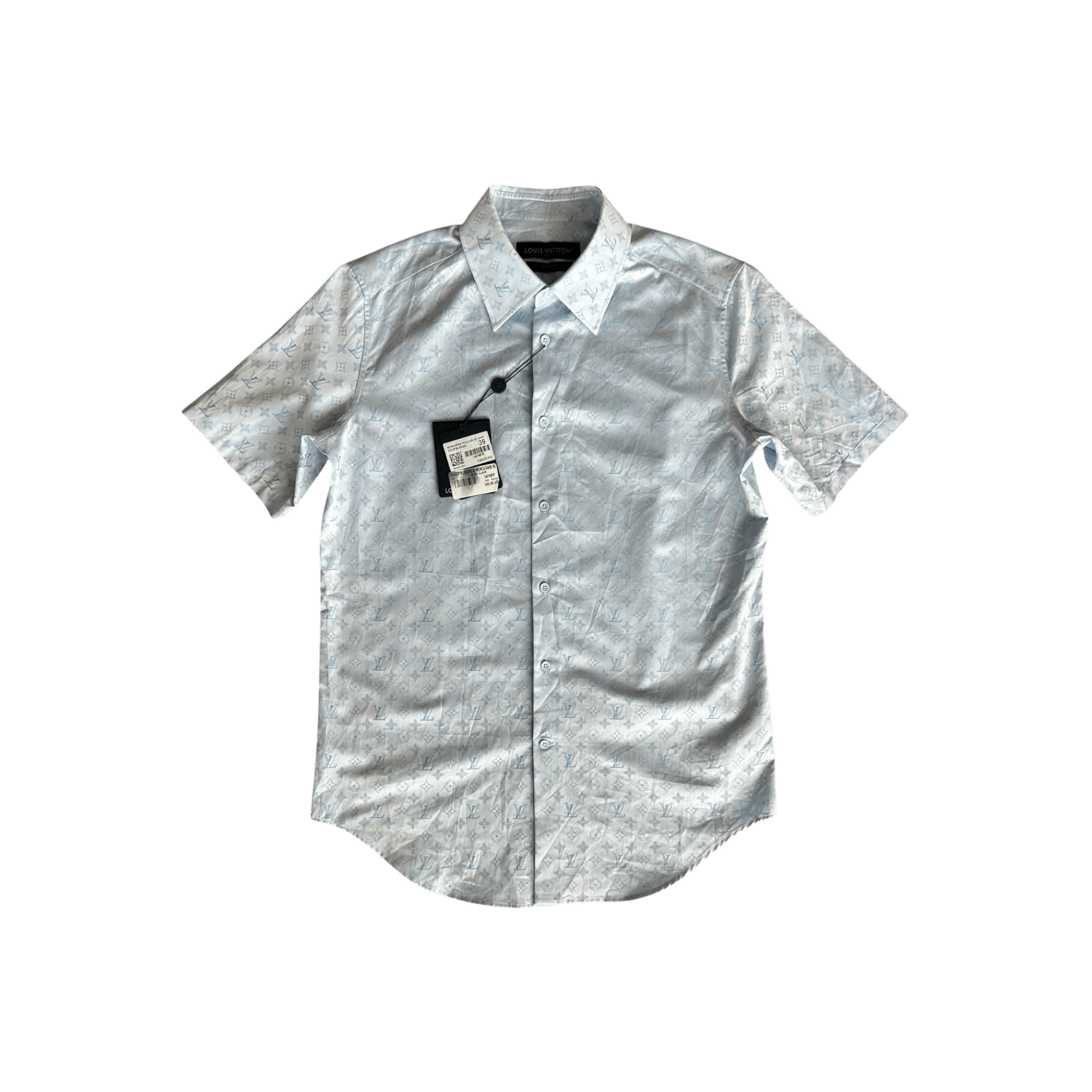 Louis Vuitton Blue Monogram Button Up Shirt - Morely TrendsLouis Vuitton Type here:)