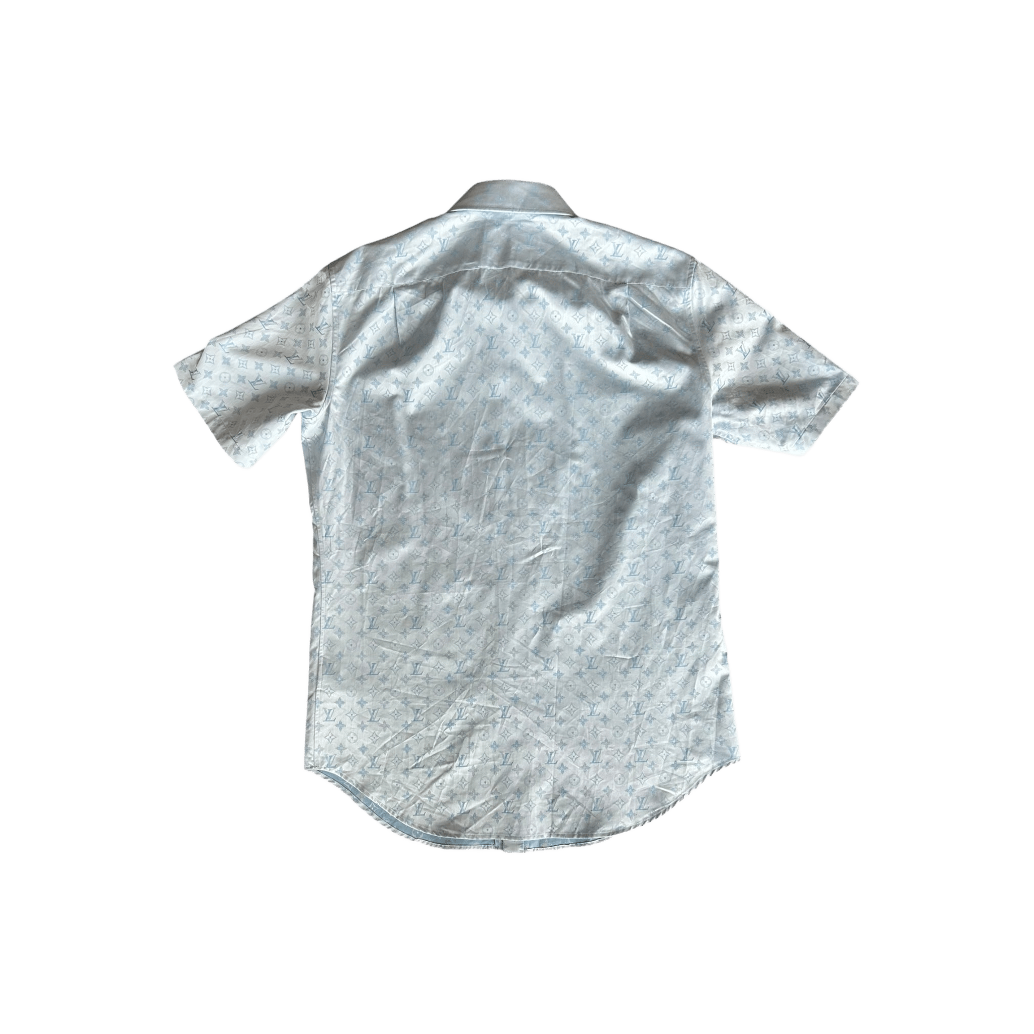 Louis Vuitton Blue Monogram Button Up Shirt - Morely TrendsLouis Vuitton Type here:)