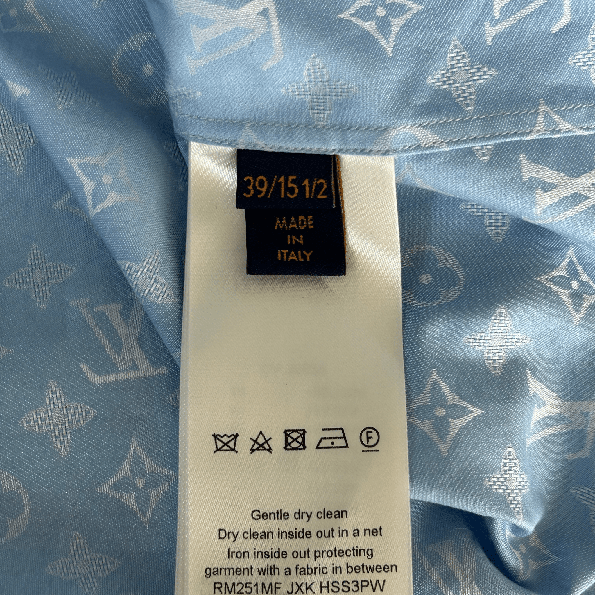 Louis Vuitton Blue Monogram Button Up Shirt - Morely TrendsLouis Vuitton Type here:)