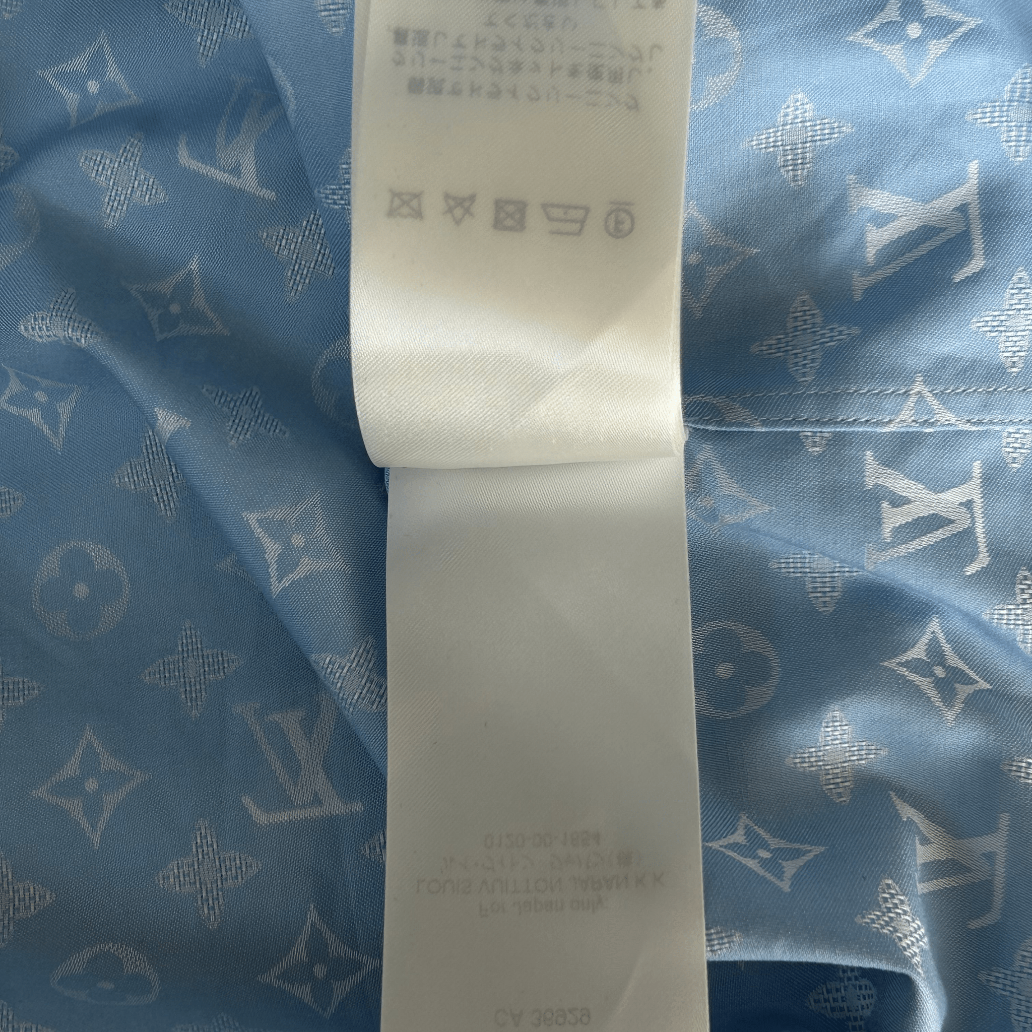 Louis Vuitton Blue Monogram Button Up Shirt - Morely TrendsLouis Vuitton Type here:)