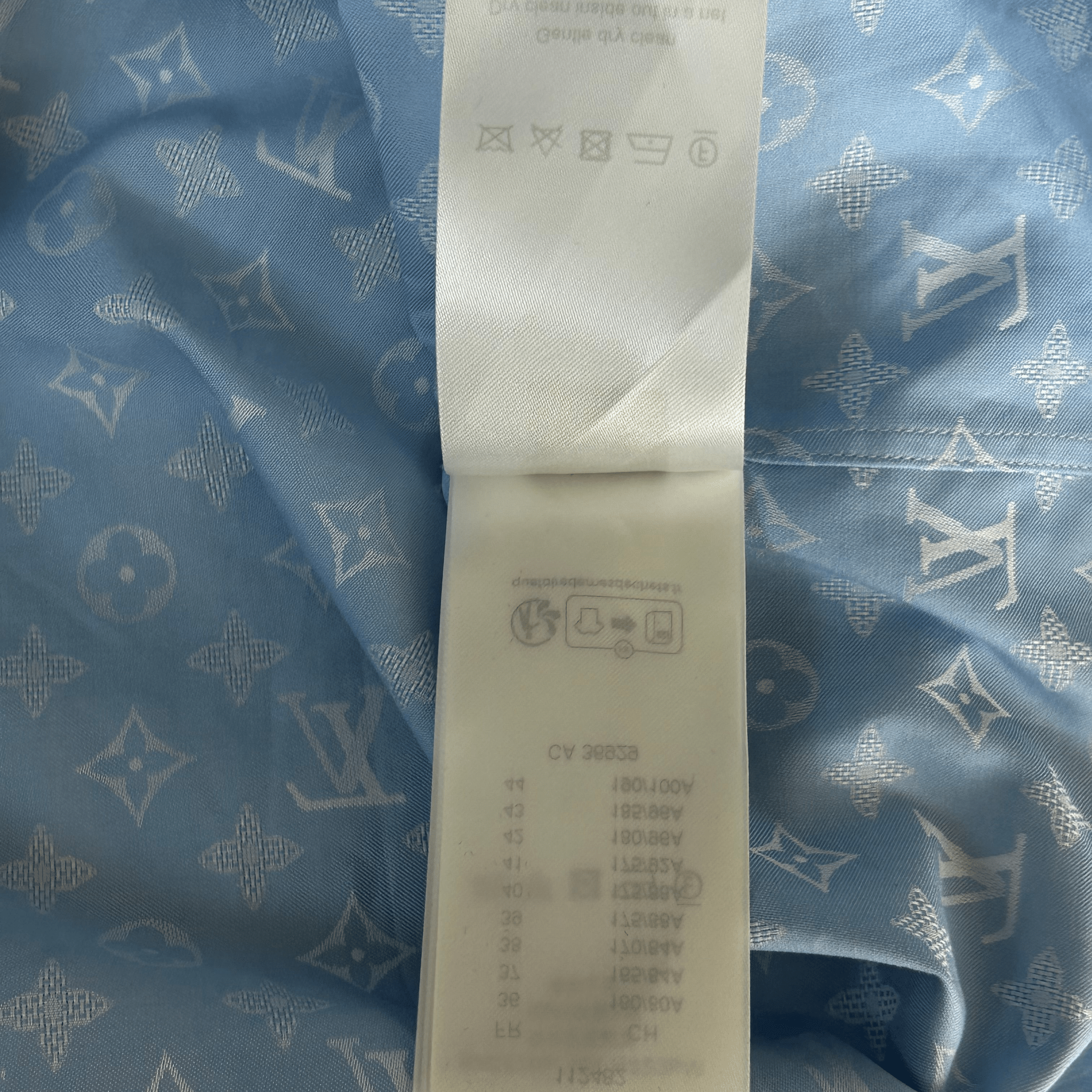 Louis Vuitton Blue Monogram Button Up Shirt - Morely TrendsLouis Vuitton Type here:)