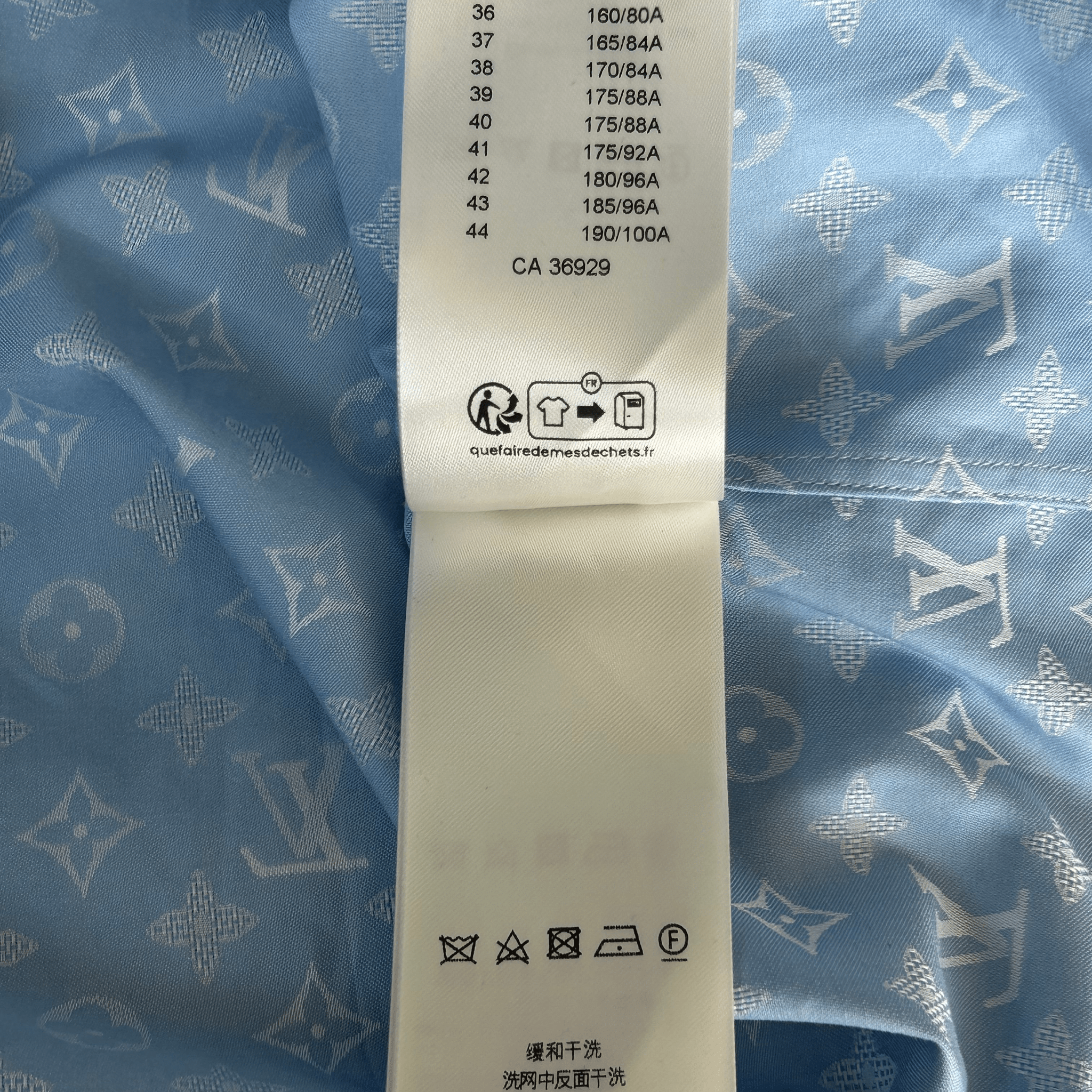 Louis Vuitton Blue Monogram Button Up Shirt - Morely TrendsLouis Vuitton Type here:)