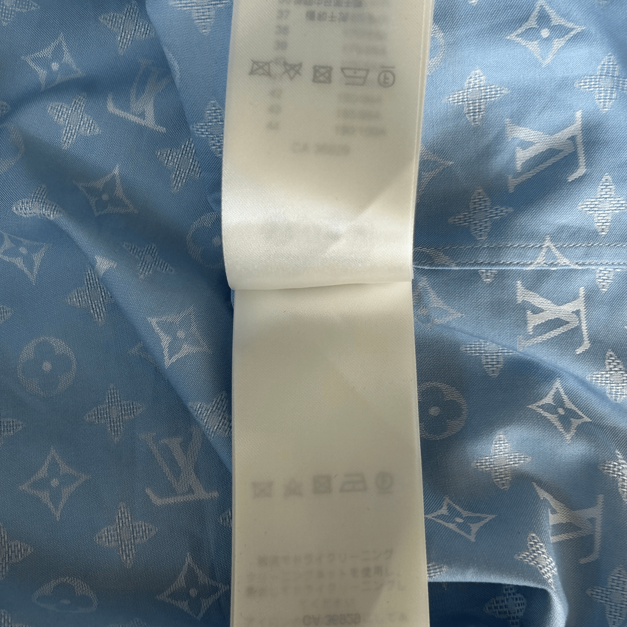 Louis Vuitton Blue Monogram Button Up Shirt - Morely TrendsLouis Vuitton Type here:)