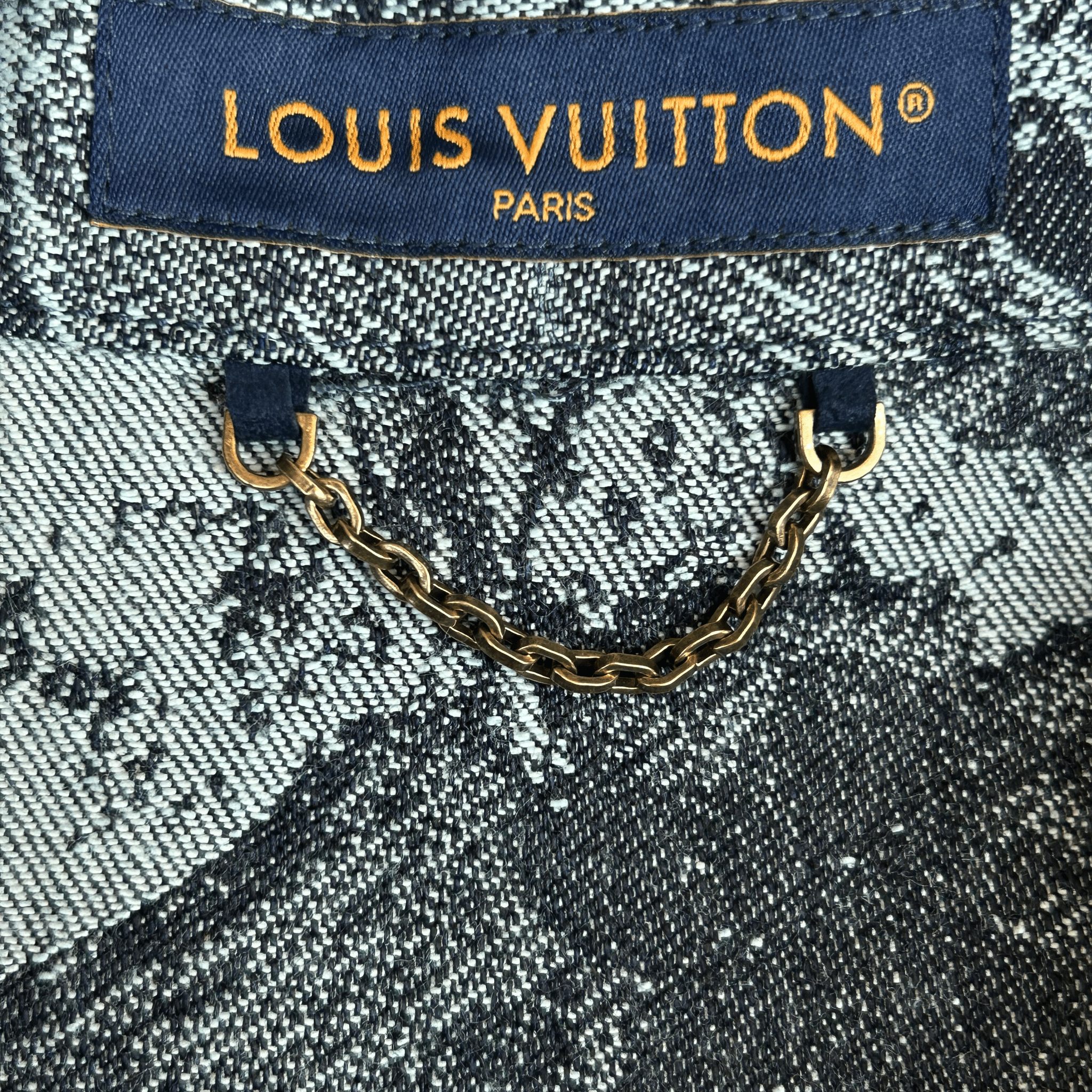 Louis Vuitton Blue & White Floral Monogram Denim Shirt - Morely TrendsLouis Vuitton Type here:)