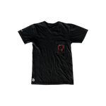 Chrome Hearts Black & Red Cemetery Horseshoe Logo T-Shirt - Morely TrendsChrome Hearts Type here:)