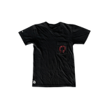Chrome Hearts Black & Red Cemetery Horseshoe Logo T-Shirt - Morely TrendsChrome Hearts Type here:)