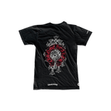 Chrome Hearts Black & Red Cemetery Horseshoe Logo T-Shirt - Morely TrendsChrome Hearts Type here:)