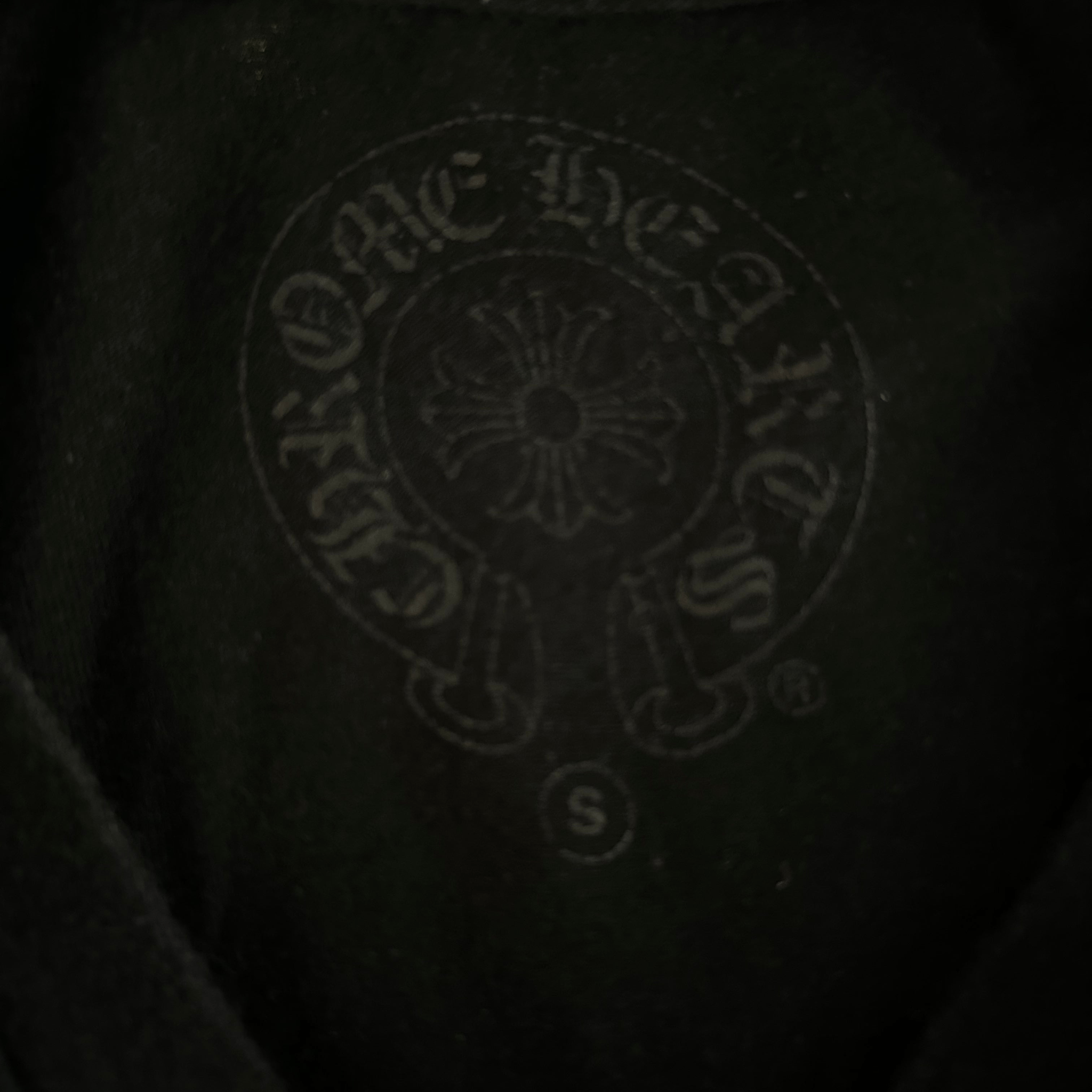 Chrome Hearts Black & Red Cemetery Horseshoe Logo T-Shirt - Morely TrendsChrome Hearts Type here:)