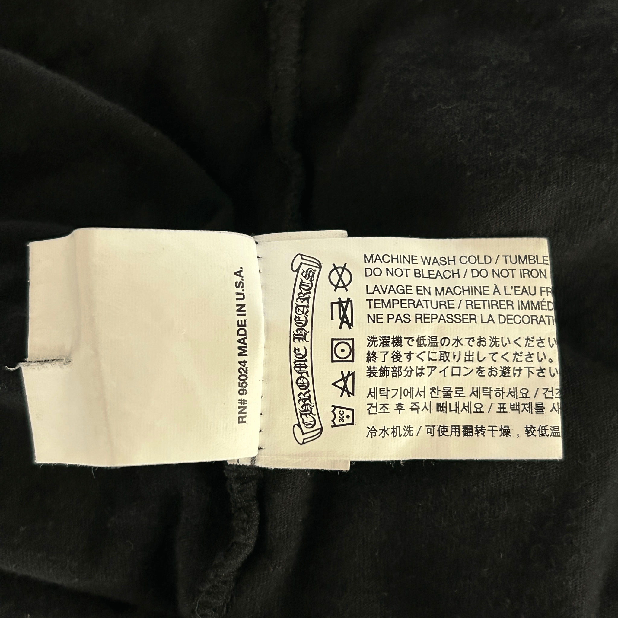 Chrome Hearts Black & Red Cemetery Horseshoe Logo T-Shirt - Morely TrendsChrome Hearts Type here:)