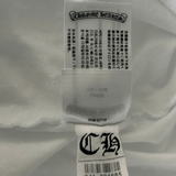 Chrome Hearts White & Blue Neck Logo T-Shirt - Morely TrendsChrome Hearts Type here:)