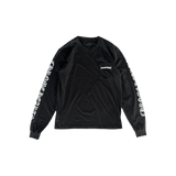 Chrome Hearts Black & White Neck Logo Longsleeve T-Shirt - Morely TrendsChrome Hearts Type here:)