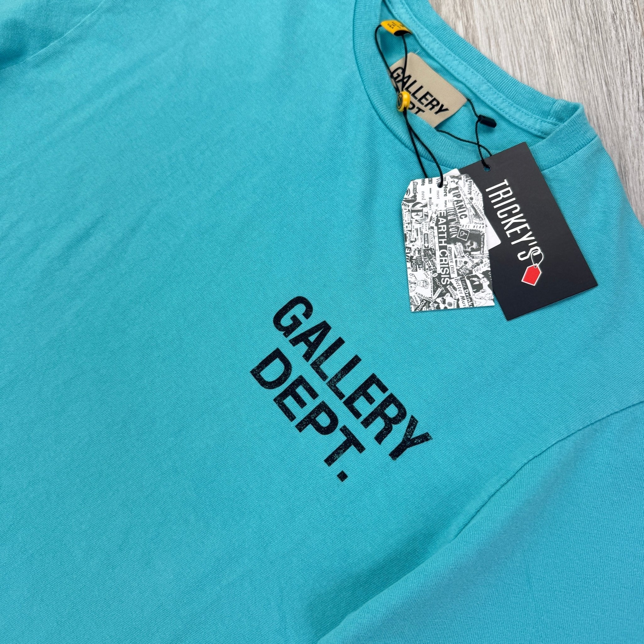 Gallery Dept Men’s Turquoise T-shirt - Morely TrendsGallery Dept Type here:)