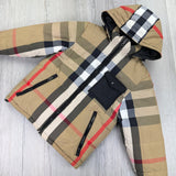 Burberry Men’s Vintage Check Reversible Windbreaker Jacket - Large