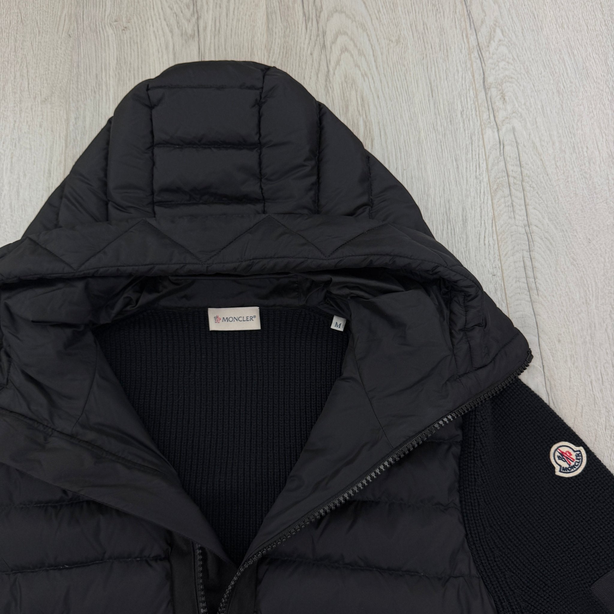 Moncler Men’s Black Maglia Tricot Cardigan - XL Slim - Morely TrendsMoncler Type here:)