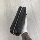 Gucci Jumbo GG Black Leather Toiletry / Travel Bag & Jumbo Wallet