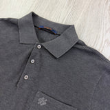 Louis Vuitton Men’s Grey Damier Polo - Medium